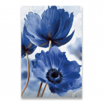 P&otilde;hjamaade stiilis kaunid sinililled plakatid Kodukaunistused Minimalism L&otilde;uendimaal Prinditud seinapilt elutuppa 20x30cm