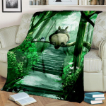 Minu naaber T-Totoro Anime multifilmi tekk, pehme tekk koju Magamistoa voodi diivan Pikniku reisikontori kattetekk lastele 150cm x 180cm