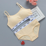 T&uuml;drukute treeningrinnahoidjad Noorte t&uuml;drukute rinnahoidjate ja alusp&uuml;kste komplektid lasteriided 8&ndash;14 a. one size roosa