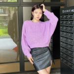 Lahtine seksikas sviiter Moodne naiste vabaaja kampsun S&uuml;gis- ja Talvine O-kaelusega pikkade varrukatega Pullover L&uuml;hikesed topid Elegantne s&auml;rk 28481 S orion i v&auml;rv