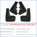 FOR Mitsubishi ASX 2022 2023 porikaitse poritiibade porilappide kaitsed pritsmeporiklapid Autotarvikud eesmised taga must