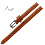 8 mm 10 mm naiste t&uuml;drukute &otilde;huke ehtsast nahast rihm, kvaliteetne kellatarvikud rihmapaela Kellarihm roosakuldne n&ouml;&ouml;pn&otilde;elaga pannal 10mm