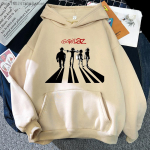 Gorillaz Hoodies Meeste/naiste tr&uuml;kitud t&auml;navar&otilde;ivad Muusikab&auml;nd Pusad Harajuku Hip Hop Meeste riided Harajuku Top Oversize kapuuts S
