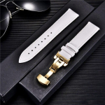 Nahast rihmaga kellarihmad 18 mm 20 mm 22 mm 24 mm kellarihm koos automaatse liblikklambriga pandlaga k&auml;ev&otilde;rud 18mm