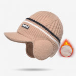 Talvine Velvet Pullover Cap Outdoor K&uuml;lmakindel k&otilde;rvakaitse Pesapalli M&uuml;ts Meeste Soe Kootud Villane M&uuml;ts khaki