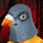 Pigeon Mask Full Head Realistic soe lateks kost&uuml;&uuml;m Aksessuaarid Kleit Uudne m&uuml;ts