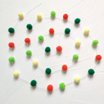 DIY Macaron v&auml;rviline vildist pallin&ouml;&ouml;r lastetoa telgi sisekujundus Pompom juuksekuuli rippuv ripats, s&uuml;nnip&auml;evakaunistus