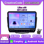 2Din 10-tolline Androidi autostereo raadio Lifan x60 2011-2015 jaoks koos nupunupuga Multimeedia videopleier GPS-navigatsioonis&uuml;steem Carplay 2+32GB