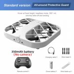 V&auml;ike UAV Smart Hover 8K 4K Quadcopter mini taskuga kaugjuhtimispuldiga &otilde;hus&otilde;iduki m&auml;nguasi mehitamata &otilde;hus&otilde;iduk 【1】Standard version no camera valge