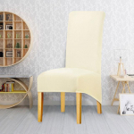 1/2/4/6 t&uuml;kki XL suuruses veniv tooli kate, pikk seljatoe toolikatted j&otilde;uludeks pulmapidu bankett restoran hotelli s&ouml;&ouml;gituba 6 Pieces elevandiluuvalge