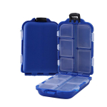 V&auml;ikeste kalastustarvete kasti 1-osaline mini kalastustarvete kast plastist kalastustarvete korraldaja kajaki lend&otilde;nge &uuml;mbris must