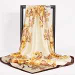 Kvaliteetsed luksuslikud siidist sallid peapael Sallid kaelasall naistele kett siidist sall naiste dekoratiivne sall 90*90cm