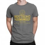Vintage Aliens Nostromo kuldlogoga T-s&auml;rk Unisex &uuml;markaelusega 100 protsenti puuvillane T-s&auml;rk Weyland Yutani CORP Uus L
