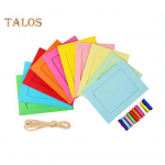 1 komplekt DIY pildiraam veekindel kortsumiskindel tugevdatud nurgaga pildiraam Magamistoa tarvik mitmev&auml;rviline