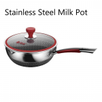 316 Roostevabast terasest piimakann Kuum V&auml;ike paksendatud kiirnuudlid Keedetud Piim Minipott Majapidamises Supipott Induktsioonpliit 18CM