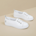 Naiste pitsitud platvormiga tossud Mugavad vabaaja jalatsid Moodsad tossud K&otilde;ndimisjalatsid Sportlik treening J&otilde;usaal Madala &uuml;laosaga kingad naistele Kunstnahast tossud 35