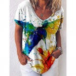 Bird Naiste T-s&auml;rk kampsun Harajuku Funny Tee suvine avara l&uuml;hikeste varrukatega T-s&auml;rk naistele vabaaja moe vintage r&otilde;ivad S