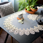 Lauakangast Ovaalne Laua S&ouml;&ouml;gilaua kate Ristk&uuml;lik Euroopa Tikitud Pol&uuml;esterl&otilde;ng Pits Elutoa Lauamatt Tolmukate 40X90cm Oval