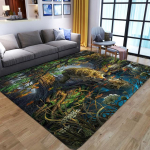 Imeilusad Mandala lillelised 3D-prindiga vaibad elutoa jaoks magamistoa sisekujundusega vaip Pehme flanellist kodu voodip&otilde;randamatt M&auml;nguala vaibad 100x150cm