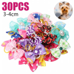 30 tk Lemmiklooma koera kassi karvad vibud P&auml;rlililled Kummipael Kutsika peakate Uus