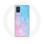 Samsung Galaxy A51 &uuml;mbris sinine roosa taust