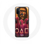 Oppo A53 &uuml;mbris Squid Game Masks Ruudukujuline kolmnurk ja ringjoonis