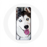 Vivo Y72 Case Siberian White Husky Blue Eyes