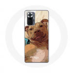 Coque pour Xiaomi Redmi Note 10 Pro American Pit Bull Terrier Marron