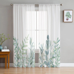Lill Kollane Taust T&uuml;llkardinad Elutuppa Magamistuppa Kodu Dekor &Scaron;ifoon &Otilde;huke Voile K&ouml;&ouml;gikardin 135W x 114H(cm) white