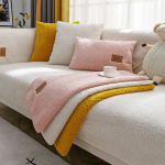 Moodsad diivanikatted elutuppa Talvise lambavillast diivanikatted Diivanir&auml;tikud Tihendavad Plush Pehme libisemisvastase diivanikate koju 70*70cm