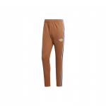 Adidas Originals triibulised klassikalised sirge s&auml;&auml;rega dressip&uuml;ksid k&uuml;ljel kolme triibuga logotr&uuml;kiga Meeste alaosad Pruun IB3430 XS