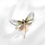 Rhinestone Dragonfly prossid naistele Elegantne temperament Loomade prossin&otilde;elad V&otilde;luvad ehted pulmakingitused 18