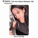 KAKS KORDA 11. minialbum 1&ndash;2 Dahyuni ​​fotokaardi postkaardi Polaroid POB-kleebis Photocard - #03