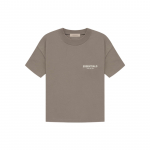 Fear of God Essentials SS22 Flokeeritud Kirjaga T-s&auml;rk Meeste Topid Liivakarva FOG-SS22-562 L