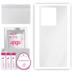 apgo Ultra Clear Protective Skin Sticker for the back compatible with Vivo IQOO Neo7, Wrap Film, Hydrogel Film, Flexible, Soft TPU with positioning la