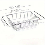 Reguleeritav roostevabast terasest kraanikausiplaadi t&uuml;hjendusrest Laiendatav kuivatuskorv puuviljakaussi &auml;ravooluhoidja k&ouml;&ouml;gihoidik h&otilde;be