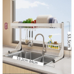 Roostevabast terasest k&ouml;&ouml;givalamu riiuli t&ouml;&ouml;laud multifunktsionaalne n&otilde;uderest n&otilde;ude t&uuml;hjendusrest n&otilde;ude hoiustamisrest kraanikausil Standard