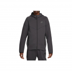 Nike Sportswear Tech Fleece Windrunner t&auml;islukuga kapuutsiga puseroog Antratsiit/Must Meeste &Uuml;laosad FB7921-060 XL