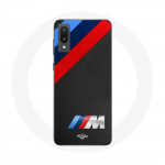 Coque pour Samsung Galaxy A02 BMW M Logo carbone
