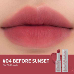 Rom&nd Zero MATTE LIPPLICK, P&uuml;siv, Jumestus, Kbeauty, Korea kosmeetika, n&auml;idis #04 Before Sunset