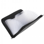 Vastupidav ja stiilne failikaustade korraldaja kviitungi korraldamiseks Mitme korraldajaga plastikust l&auml;bipaistev siseleht