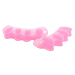 Silikoonist varvaste sirgendaja eraldaja bunionivalu leevendav tugi korrektor jalaravi m&uuml;&uuml;gikaubad roosa