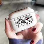 Jaapani anime Tokyo Ghoul pehme kattekarp Apple Airpodsidele 1 2 3 Pro Cartoon l&auml;bipaistev AirPodsi &uuml;mbris Airpods 1 2