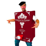 D&eacute;guisement cubi de vin rouge pour homme Costume humoristique
