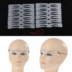 12 tk silikoonist kulmukleebis Kulmude &scaron;abloon Thrush Artifact meigit&ouml;&ouml;riistad