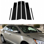 6 tk/komplekt Auto piilaripostid Ukse akna &auml;&auml;ristuse kattekleebised Buick Lacrosse 2010-2016 jaoks Autostiil