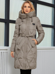 Cinemore Naiste talvejope mood pikk Big pocket Coat naiste br&auml;ndi kvaliteetne parka tuulekindlad soojad sulejoped 83516 S khaki