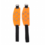 1 paar silikoonist seitsme hambaga j&auml;&auml;k&uuml;&uuml;nised v&auml;listingimustes ronimine libisemiskindlad reguleeritavad lumek&auml;epidemed, haaratsid One Size roheline