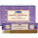 Satya Nag Champa Prantsuse lavendli viirukipulgad Agarbatti 180 grammi karp | 12 pakki 15 grammi karbis | Ekspordi kvaliteet