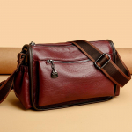 Retro Style PU nahast Boston Crossbody kott Naiste &uuml;hev&auml;rviline br&auml;ndi k&auml;ekott Moedisainer Naiste vabaaja reisi&otilde;lakott